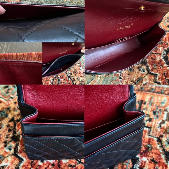 SOLD**Chanel Vintage Classic Medium Double Flap Bag - Picture 10 of 11